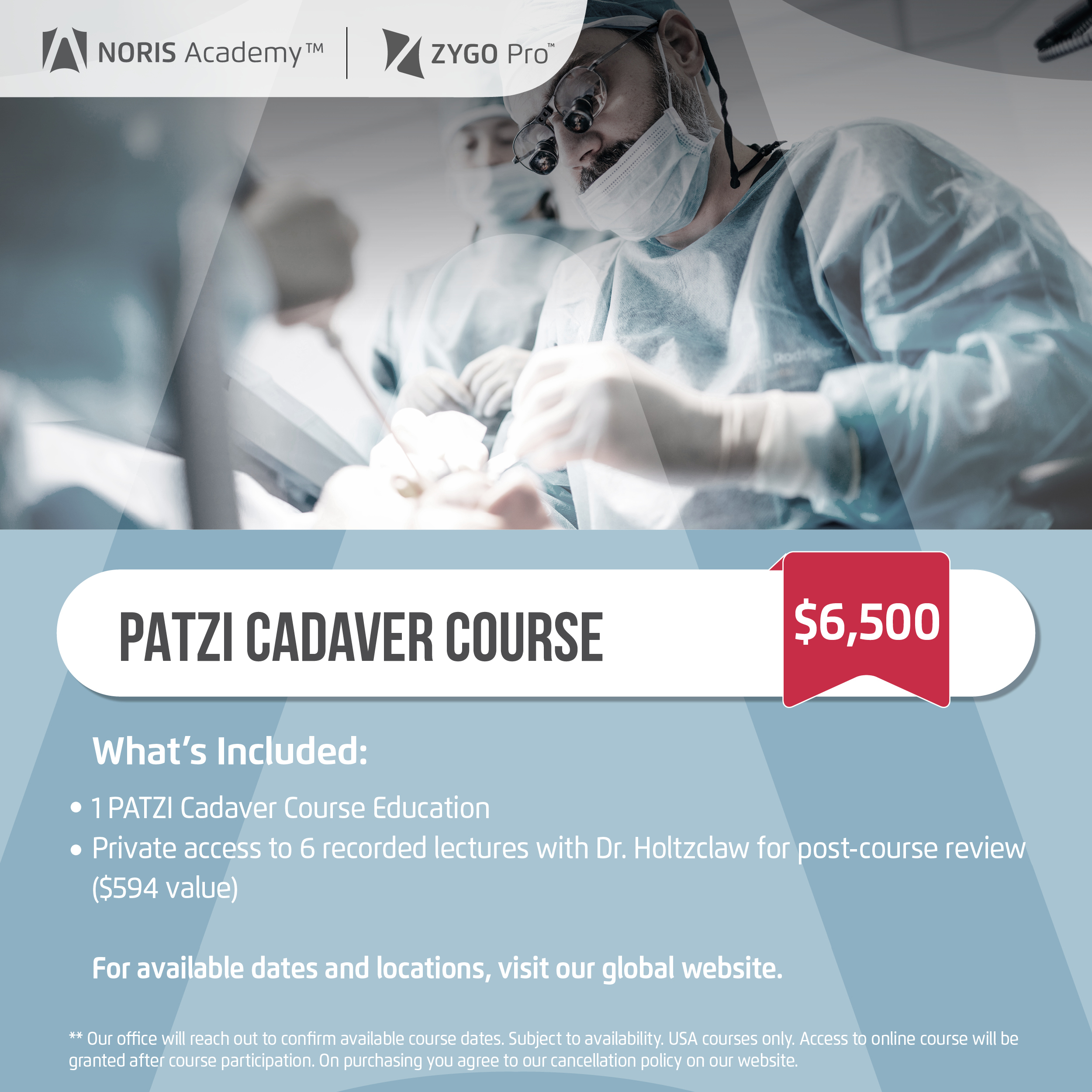Patzi PATZI Cadaver Course | Noris Medical